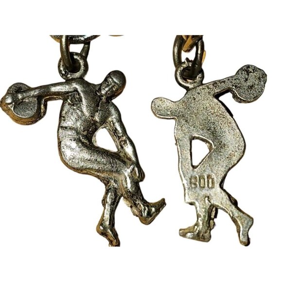 Vintage Monet Charm Bracelet With 11 Charms 800  Sterling 925 Silver 7" Marked - Picture 13 of 16